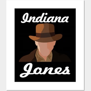 Indiana Jones silhouette Posters and Art